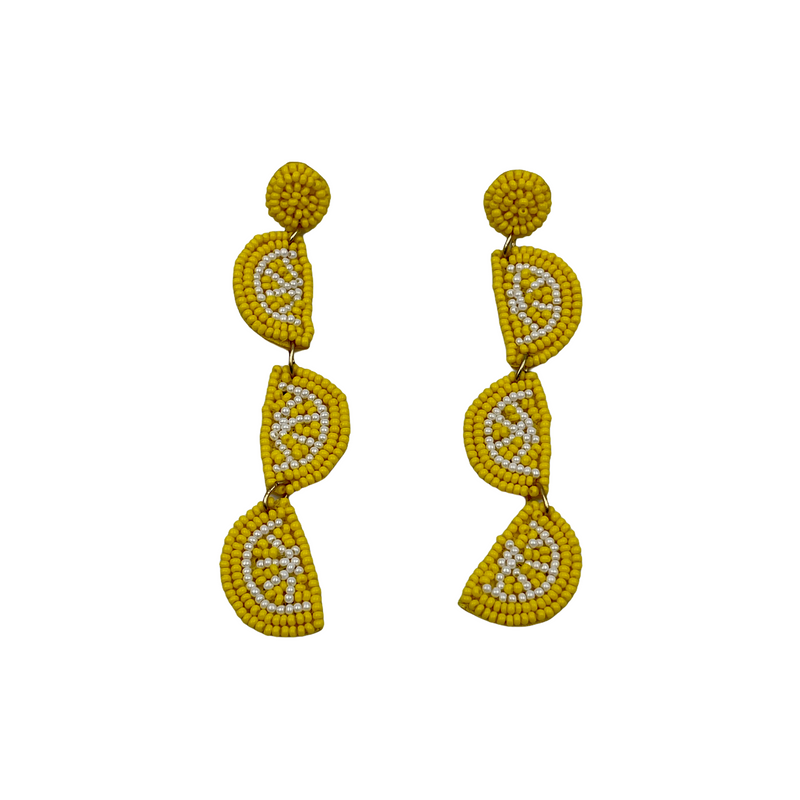 lemon earrings