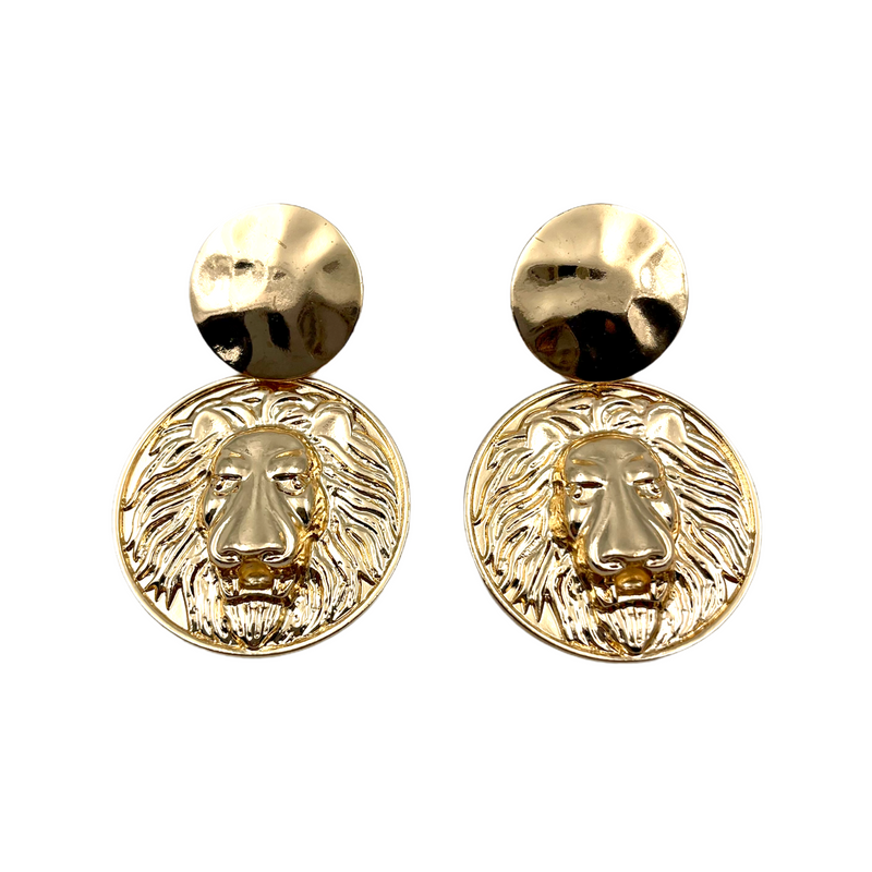 Lion earrings